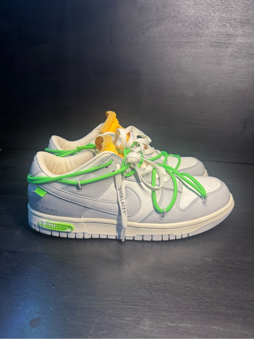 Nike ' White & Green Low-Top Sneakers